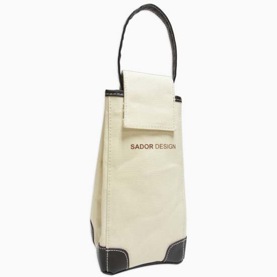 BECS11015-canvas wine bag